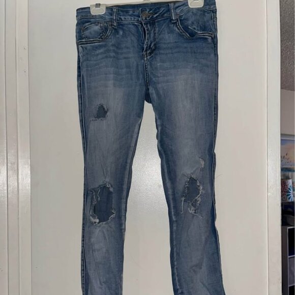 Distressed Jeans by Refuge, size 8 - Picture 1 of 11